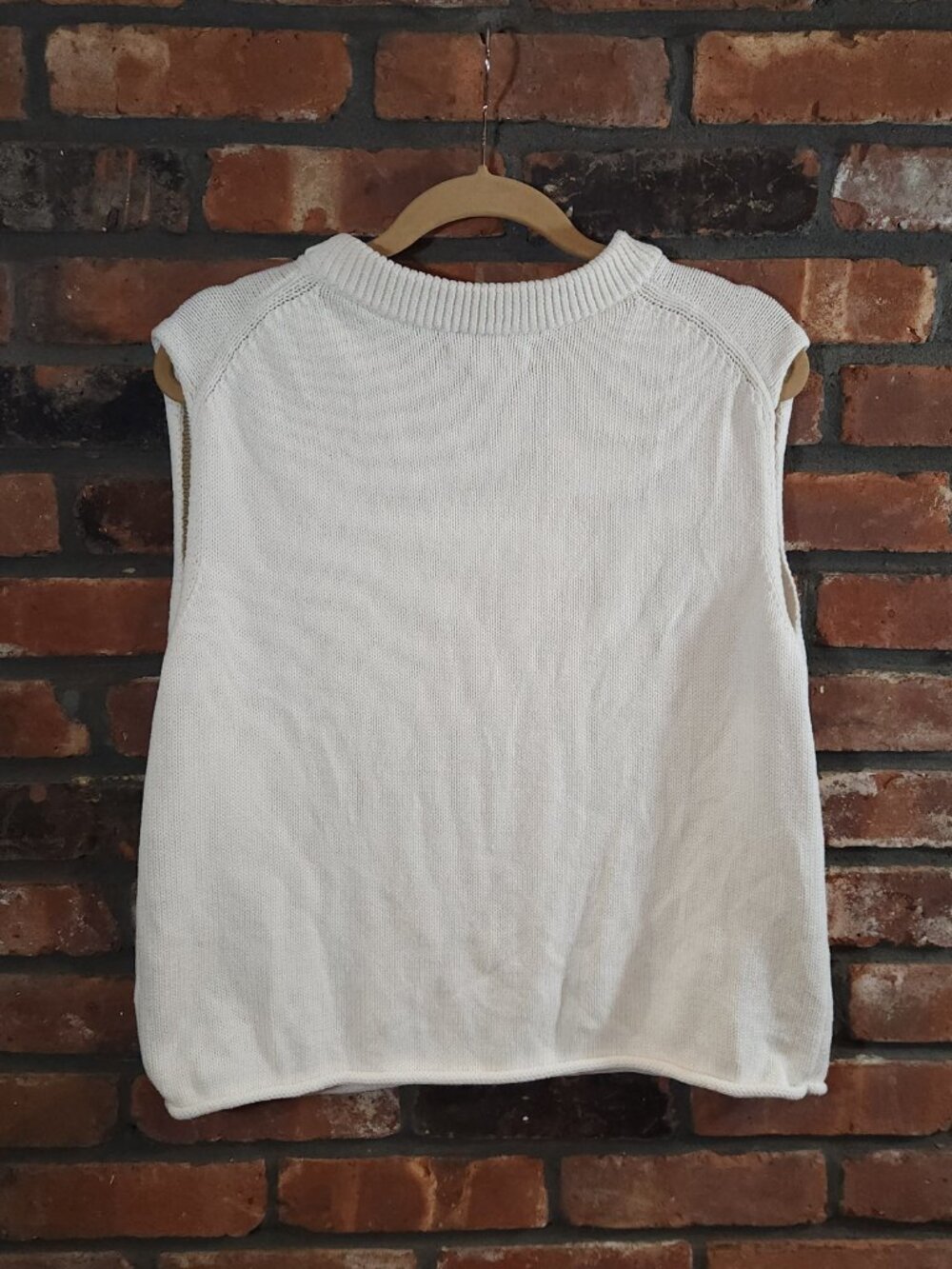 Velvet by Graham & Spencer Aster Sweater Tank Coastal Grandma Neutral Women's L - Picture 9 of 11